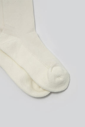 Papier Crew Socks White